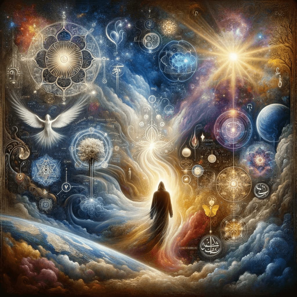 A tantric painting of the subtle body