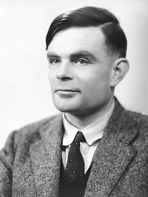 Alan Turing, 1951 photographic portrait