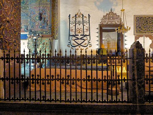 The Mevlana Museum in Konya, Turkey, containing Rumi's tomb